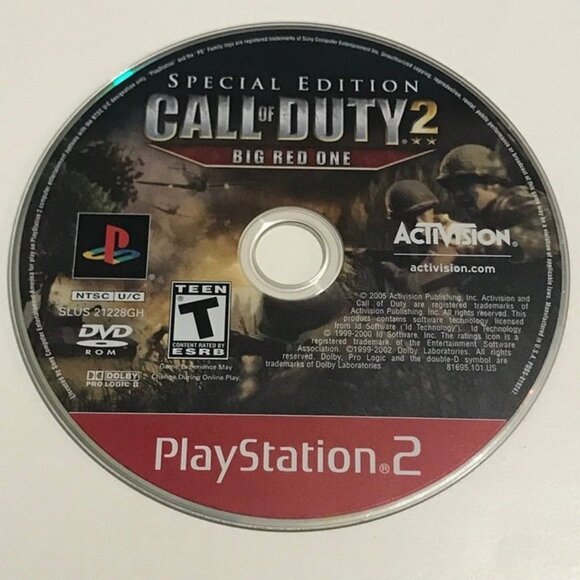 PS2 Call of Duty 2 Big Red One Special Edition For PlayStation 2 - Picture 1 of 1